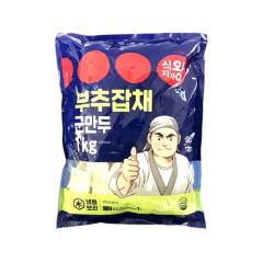 식자재왕 부추잡채군만두 1kg (20g X 50)