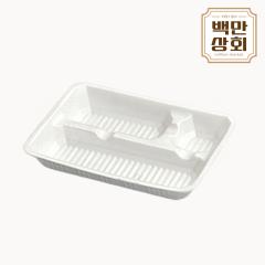 JM 트레이 3칸김밥 접시형 1박스 1000개