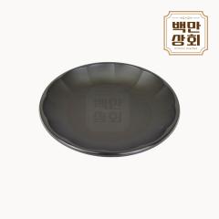 KH 사출다회용원형접시(R230/흑색) 200개(몸통)