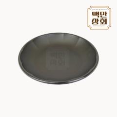 KH 사출다회용원형접시(R250/흑색) 200개(몸통)